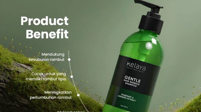 Kelaya Shampoo Non SLS Gentle Hair Care Essence (Shopee)