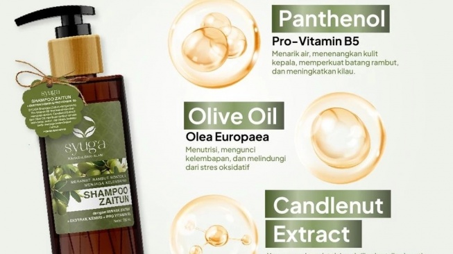 Syuga Shampoo Zaitun (Shopee)