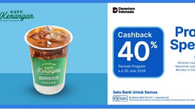 Promo Spesial Satu Kenangan dengan QRIS BRImo