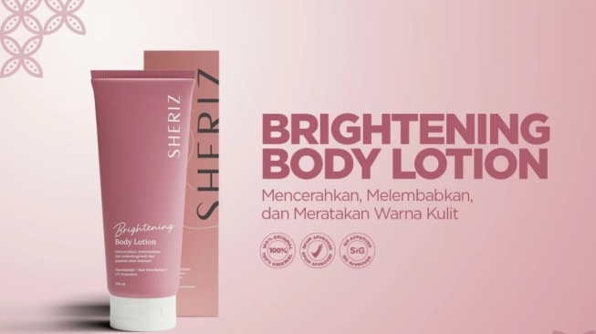 Sheriz Body Lotion Whitening (Shopee)