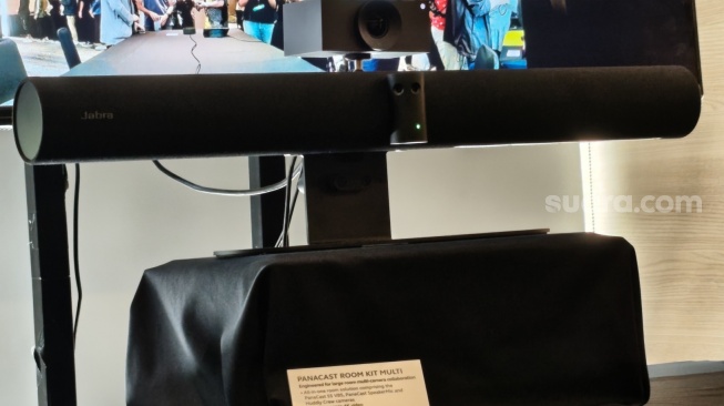 Peluncuran Jabra PanaCast Room Kit, Selasa (21/4/2026). [Suara.com/Dythia]