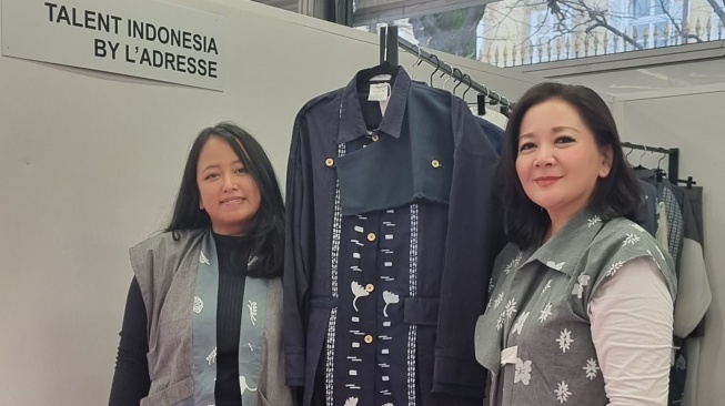 Owner Shiroshima, Dian Nutri Justisia Shirokadt, ketika di event pameran Paris Fashion Week pada 2024. (Dok. Shirosima)