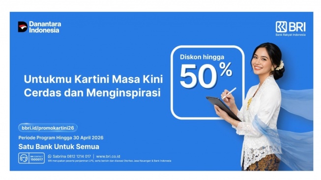 Diskon Sampai 50%: Saatnya Kartini Masa Kini Nikmati Belanja Impian Pakai BRI Promo Spesial