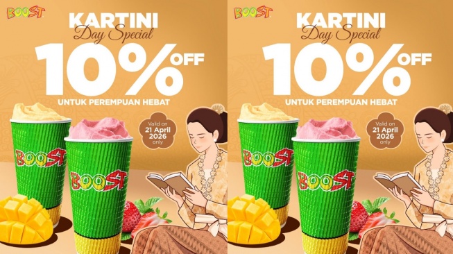 Kumpulan promo minuman spesial Hari Kartini (Brand)