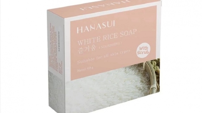 Hanasui White Rice Body Bar Soap (Shopee)