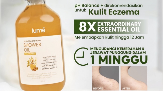 LUME 8x Extraordinary Shower Oil (Shopee)