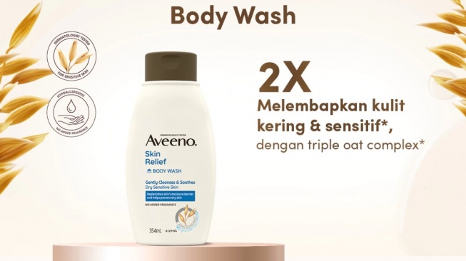 Aveeno Skin Relief Body Wash (Shopee)