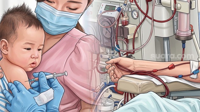 Dari Anak Tanpa Vaksin ke Lonjakan Pasien Cuci Darah: Rantai Krisis Kesehatan yang Terabaikan?