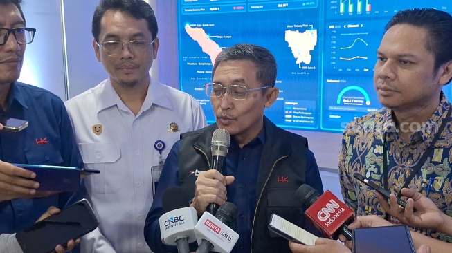 Direktur Utama Hutama Karya, Koentjoro. [Suara.com/Achmad Fauzi].