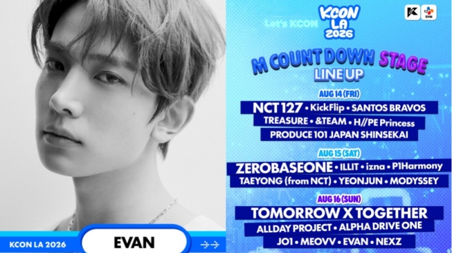 EVAN Dipastikan Tampil di KCON LA 2026, Perdana Usai Keluar dari ENHYPEN