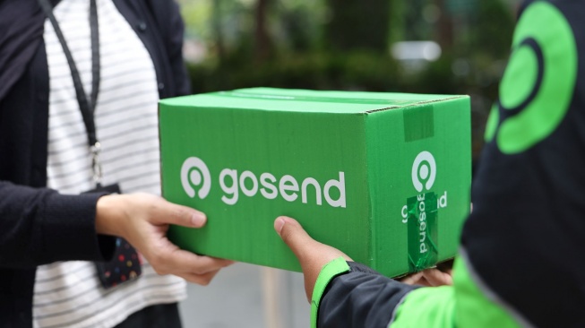 Ilustrasi GoSend. [Gojek]