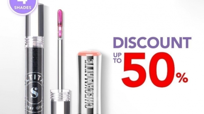 Somethinc Checkmatte + 3D Holographic Lip Gloss (Shopee)