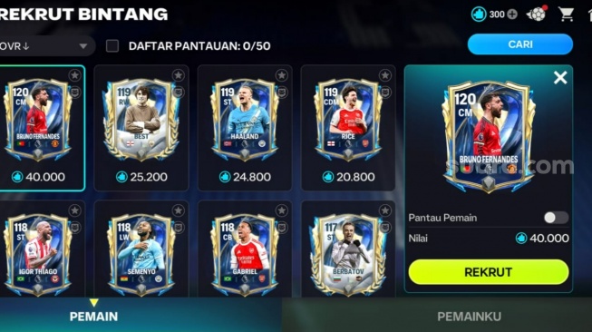 Sistem Shards FC Mobile. (ist)