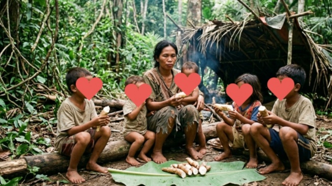Kisah Irma dan Lima Anaknya: Hidup Terkatung-katung di Rimba Kalimantan, Cuma Makan Ubi Kayu