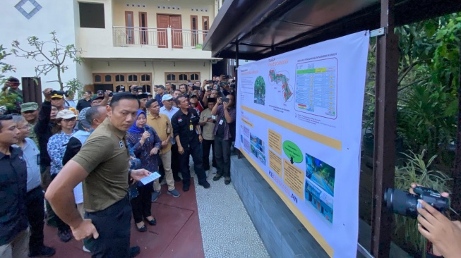 AHY Dorong Model Penataan Kampung Mrican Sleman Jadi Percontohan Nasional