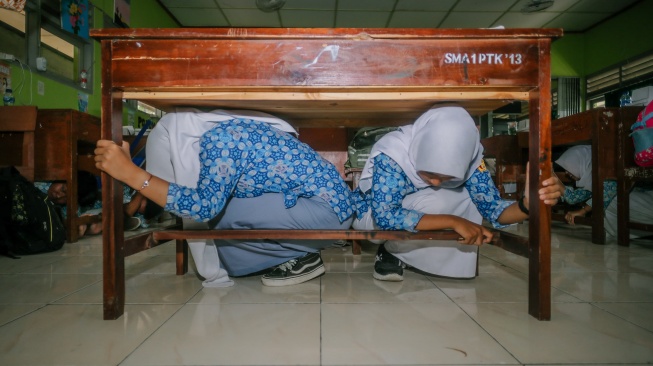  Pelatihan tanggap bencana di sejumlah sekolah di Daerah Istimewa Yogyakarta (DIY). (Dok: InJourney Destination Management).