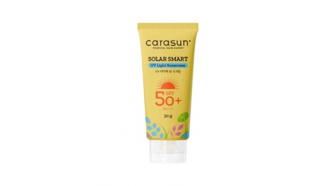 CARASUN Solar Smart UV Light Sunscreen SPF 50+ PA++++ (Shopee)