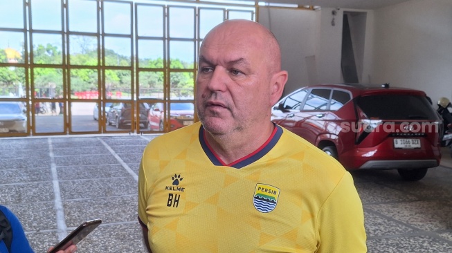 Pelatih Persib, Bojan Hodak. (Suara.com/Rahman)