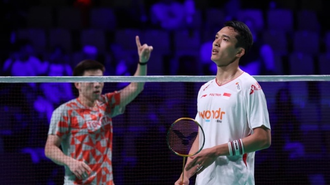 Drama Tiga Gim, Jonatan Christie Minta Maaf Usai Indonesia Tertinggal 0-1 dari Thailand