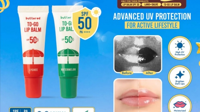 Lip balm dengan SPF tinggi. (Shopee)
