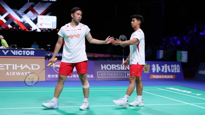 Debut Menegangkan di Piala Thomas 2026, Sabar/Reza Bawa Indonesia Samakan Thailand 1-1