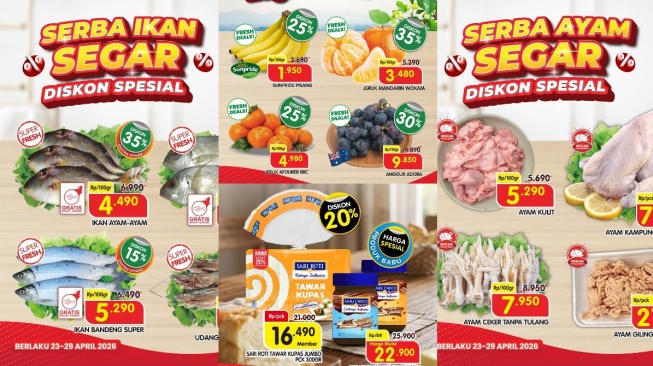 Promo Superindo hingga 29 April 2026: Belanja Daging, Sarapan, Perlengkapan Kebersihan Lebih Hemat