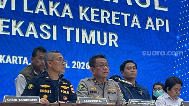RS Polri Berhasil Identifikasi 10 Jenazah Korban Tabrakan Kereta di Bekasi Timur, Ini Nama-namanya