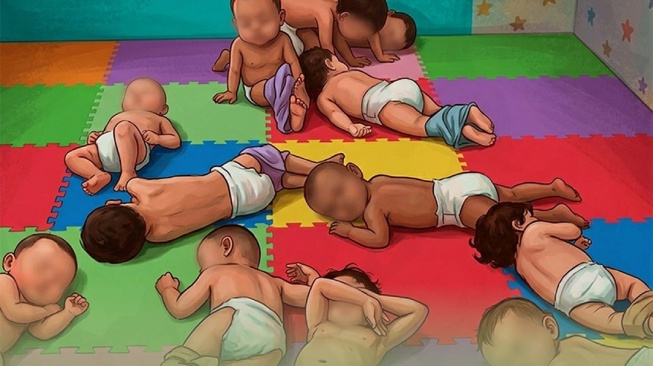 Infografis daycare ilegal. (Suara.com/Syahda)