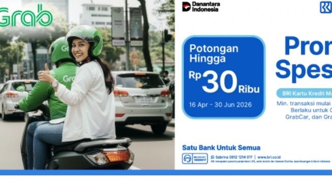 Promo Spesial BRI Kartu Kredit x Grab (BRI)