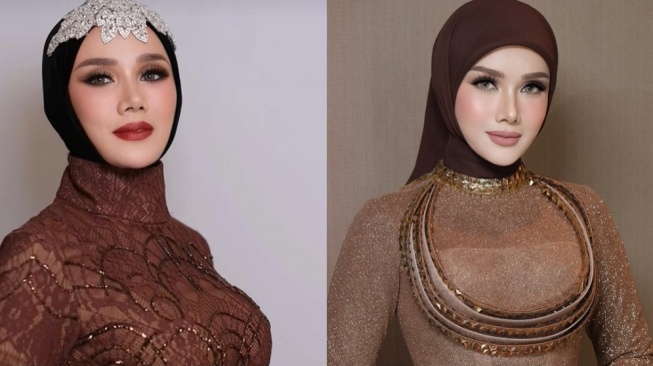 Beda Outfit Mulan Jameela di Nikahan Al Ghazali dan El Rumi, Dikritik Gagal Upgrade