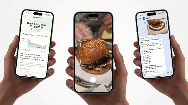 Tak Perlu Download Aplikasi, Kalg Tawarkan Cara Baru Hitung Kalori Lewat Chat WhatsApp (Dok. Istimewa)