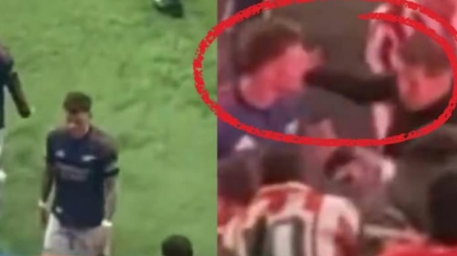 Ben White Injak Lambang Atletico Madrid, Diego Simeone Ngamuk di Lorong Stadion