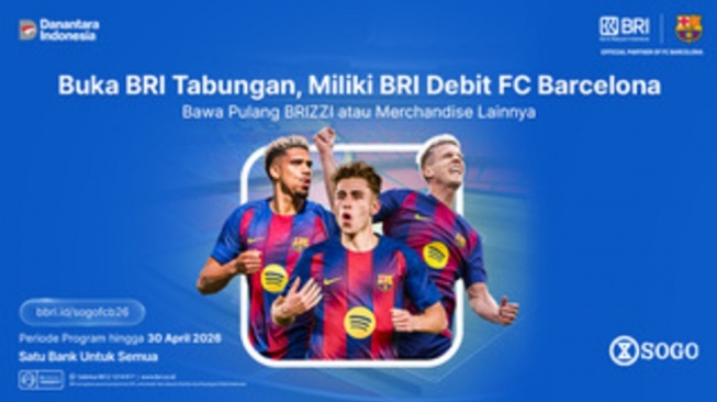 BRI Debit FC Barcelona Hadirkan Pengalaman Belanja Eksklusif untuk Para Fans