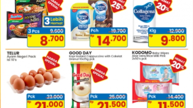 Promo Indomaret 30 April - 3 Mei 2026, Belanja Telur dan Susu Lebih Murah