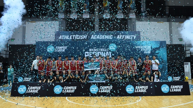 Ubaya menyapu bersih gelar putra dan putri di Campus League Basketball Regional Surabaya 2026. Selanjutnya, Ubaya membidik prestasi di tingkat nasional. [Dok. Campus League]