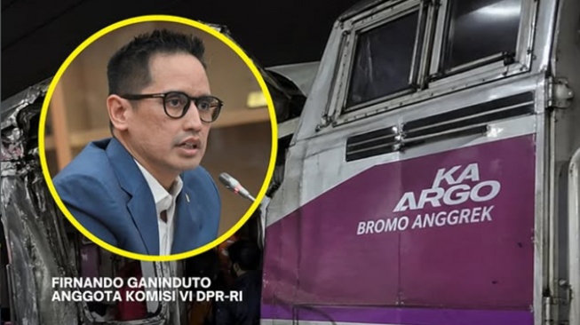 Siapa Firnando Ganinduto? Anggota DPR yang Berani Desak Dirut KAI Mundur Buntut Tabrakan KRL (Instargam)
