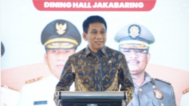 Wamendagri Akhmad Wiyagus menegaskan pentingnya peran strategis Damkar dan Penyelamatan, Satpol PP, serta Satlinmas. (Dok: Kemendagri)
