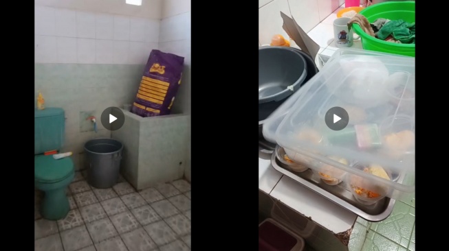 Kondisi kamar mandi dan dapur little aresha saat digrebek (dok. Shevinna putti/suara.com)
