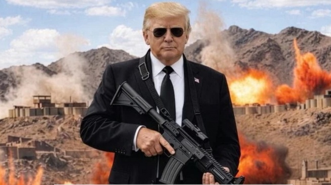 Donald Trump Ancam Iran Pakai Gambar AI Berpistol: No More Mr Nice Guy!