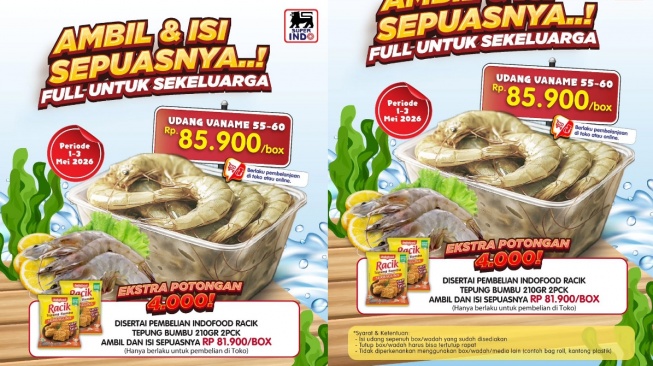 Promo Superindo hari ini, Jumat, 1 Mei 2026 (Instagram/infosuperindo)