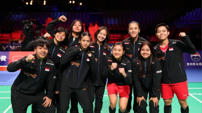 BNI Kawal Generasi Emas Baru, Tim Uber Indonesia Melaju ke Semifinal