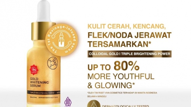 Serum Viva untuk Atasi Flek Hitam. (Shopee/Viva Cosmetics)