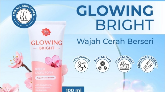 Viva Facial Foam Glowing Bright.