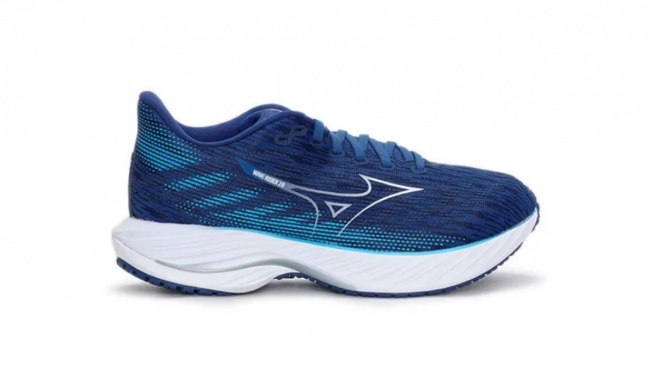 Mizuno Wave Rider 28 2E Adult Male Running Shoes &ndash; Estate Blue