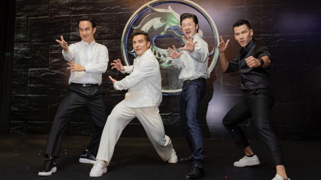 Para bintang Mortal Kombat II menggelar Global Tour di kawasan Setiabudi, Jakarta Selatan, pada Minggu, 3 Mei 2026. [doc. Warner Bros. Pictures]