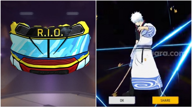 69 Kode Redeem FF Max Terbaru 4 Mei 2026: Klaim Gloo Wall Rio dan Gintoki Bundle