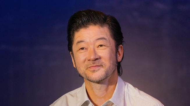 Tadanobu Asano, bintang Mortal Kombat II menggelar Global Tour di kawasan Setiabudi, Jakarta Selatan, pada Minggu, 3 Mei 2026. [doc. Warner Bros. Pictures]