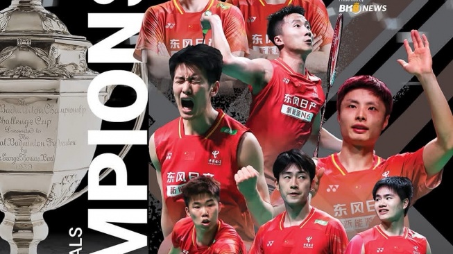 China Rengkuh Gelar Ke-12, Kisah Ajaib Prancis di Piala Thomas 2026 Berakhir