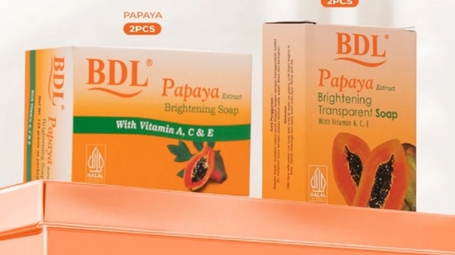 BDL Brightening Soap Papaya (Shopee)