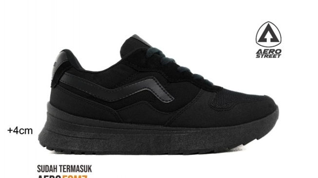 Aerostreet Massive Evo Hitam. (Shopee)